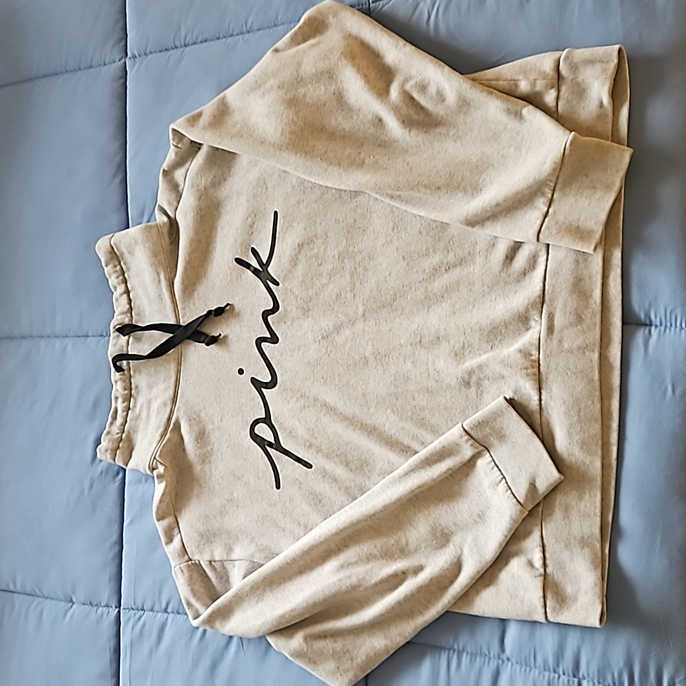 Victoria's secret "Pink" Grey sweatshirt size L